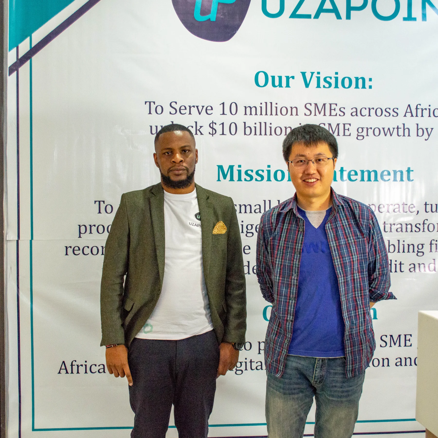 Uzapoint leaders meeting an ecosystem partner